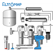 Купить Установка проточного фильтра за 2 500 руб. в Одессе, фото, отзывы